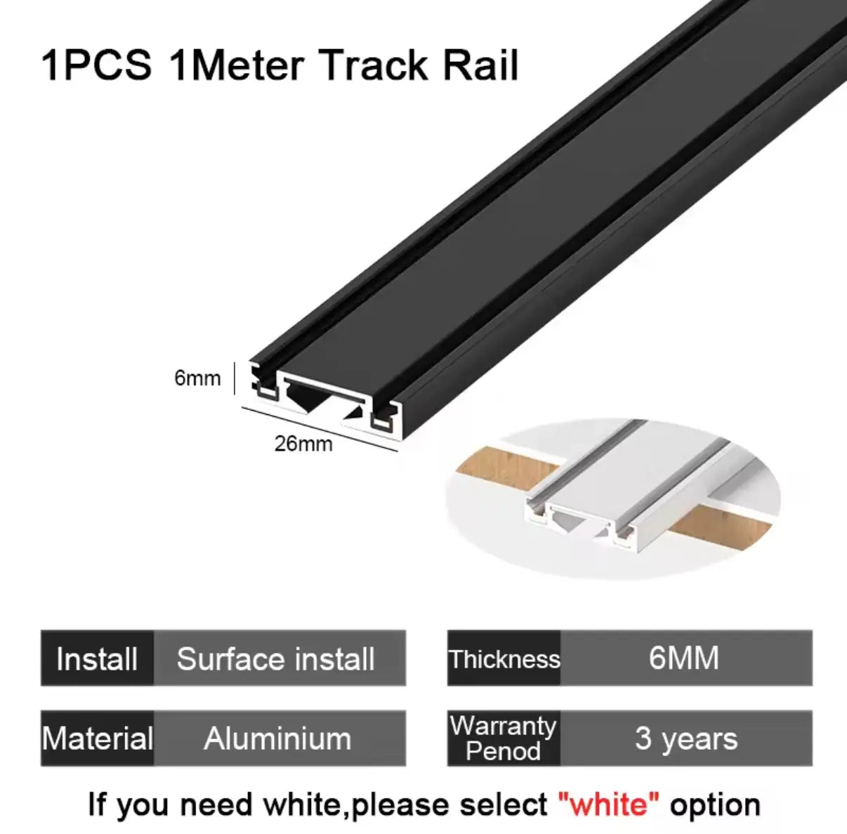 Ultradun magnetisch railverlichtingssysteem Lineair - (Opbouw) – Railverlichting