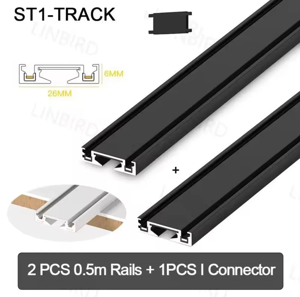 Ultradun magnetisch railverlichtingssysteem Lineair - (Opbouw) – Railverlichting