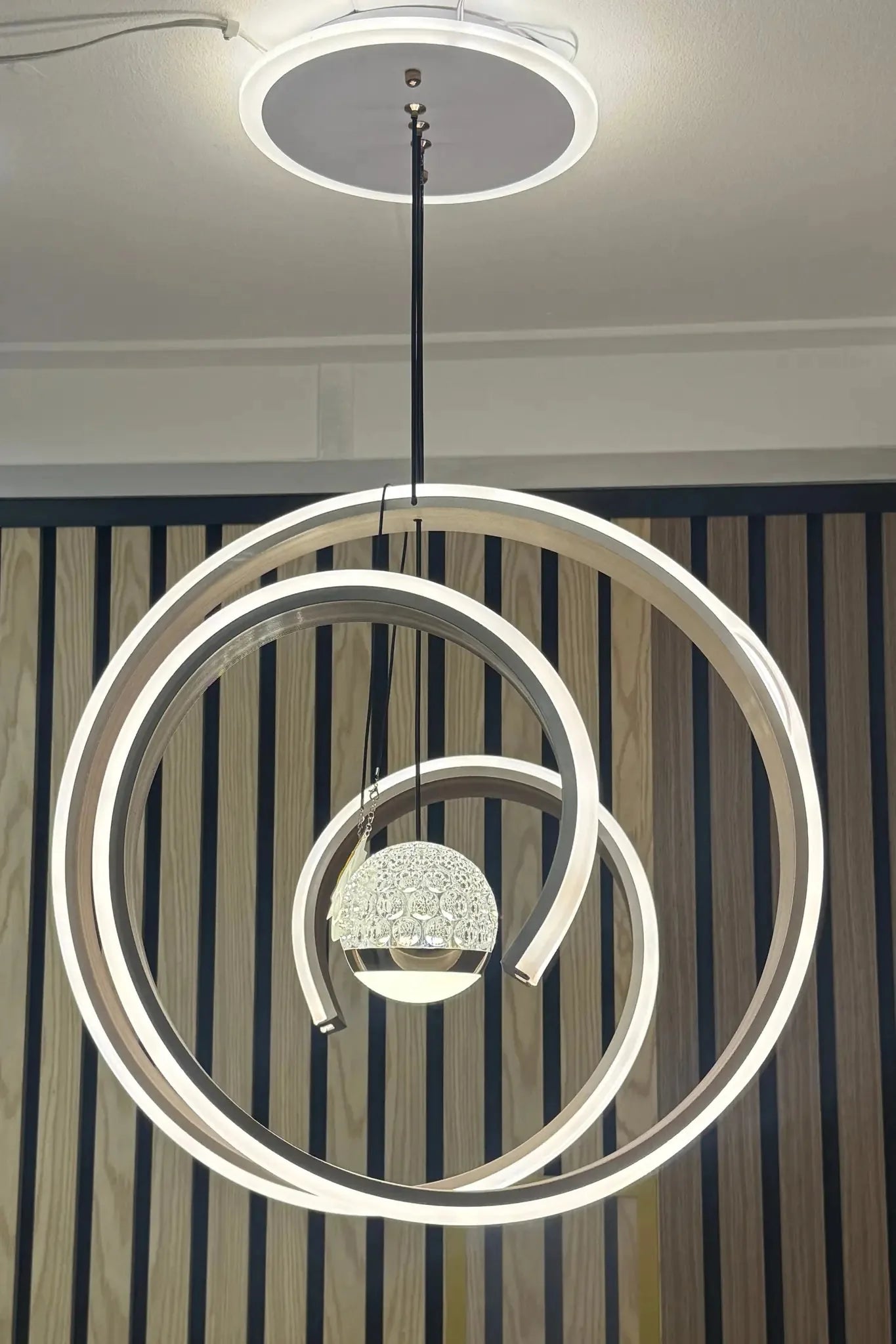 Moderne Spiraal Hanglamp met afstandsbediening – Hanglampen