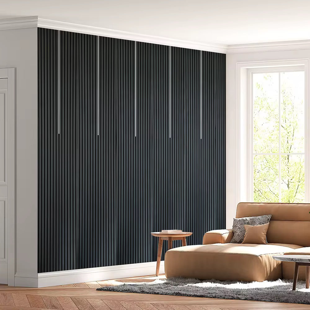 LED Strip | Akupanel | 50-270cm breed 12 mm Zwart aluminium behuizing