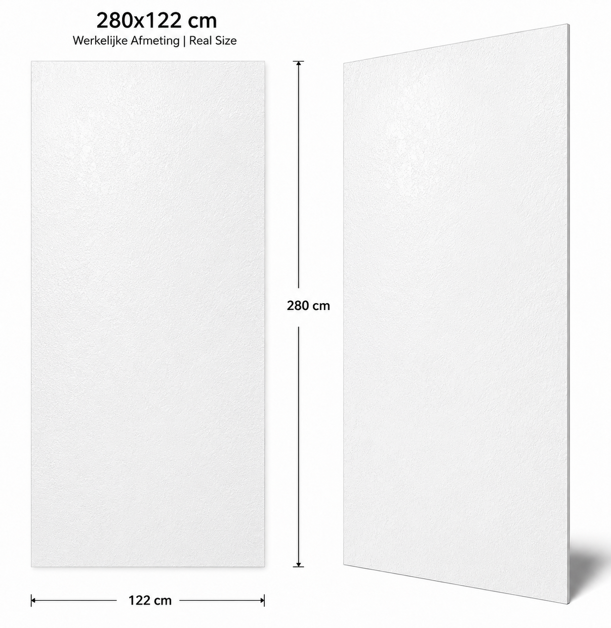 SPC WANDPANELEN -Royal WIT STEEN 2800-1220-3 mm