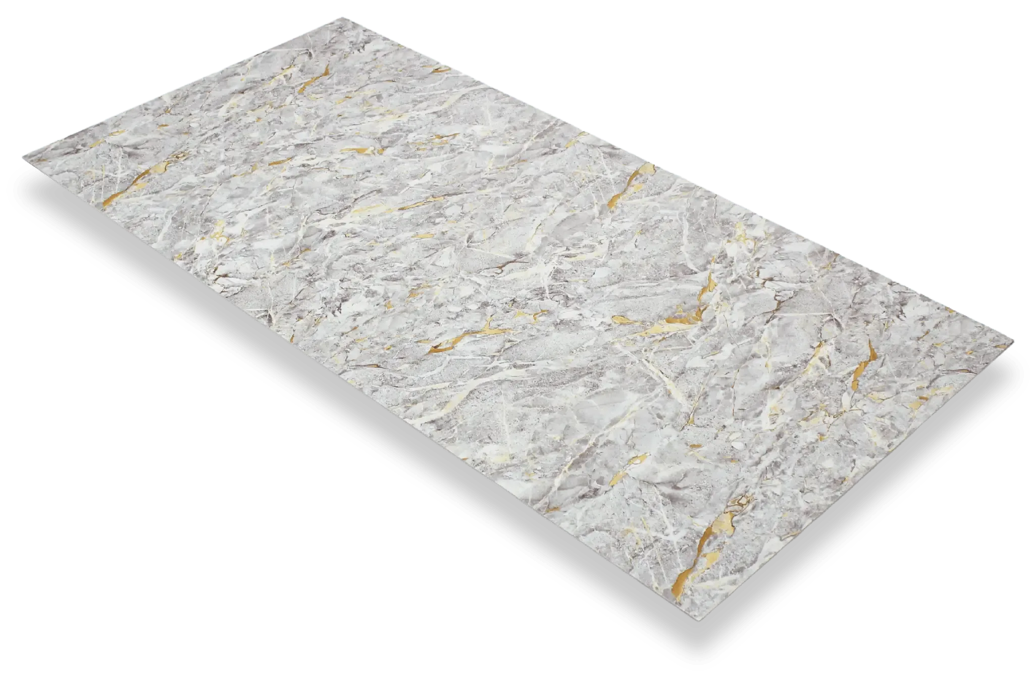 Wandpaneel marmerlook Stormy Gray 280x120cm – Hoogglans