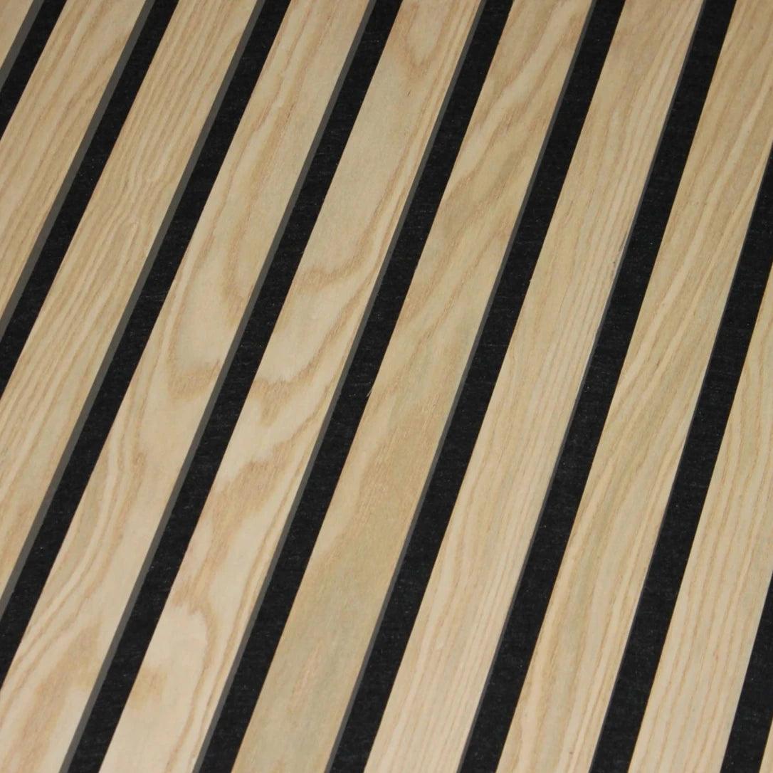 Akoestisch wandpaneel | Gerookt Eiken | 270x60 cm - - Elite Decoration
