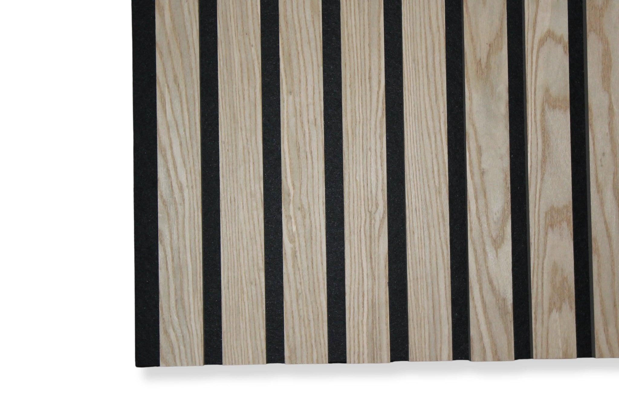 Akoestisch wandpaneel | Gerookt Eiken | 270x60 cm - - Elite Decoration