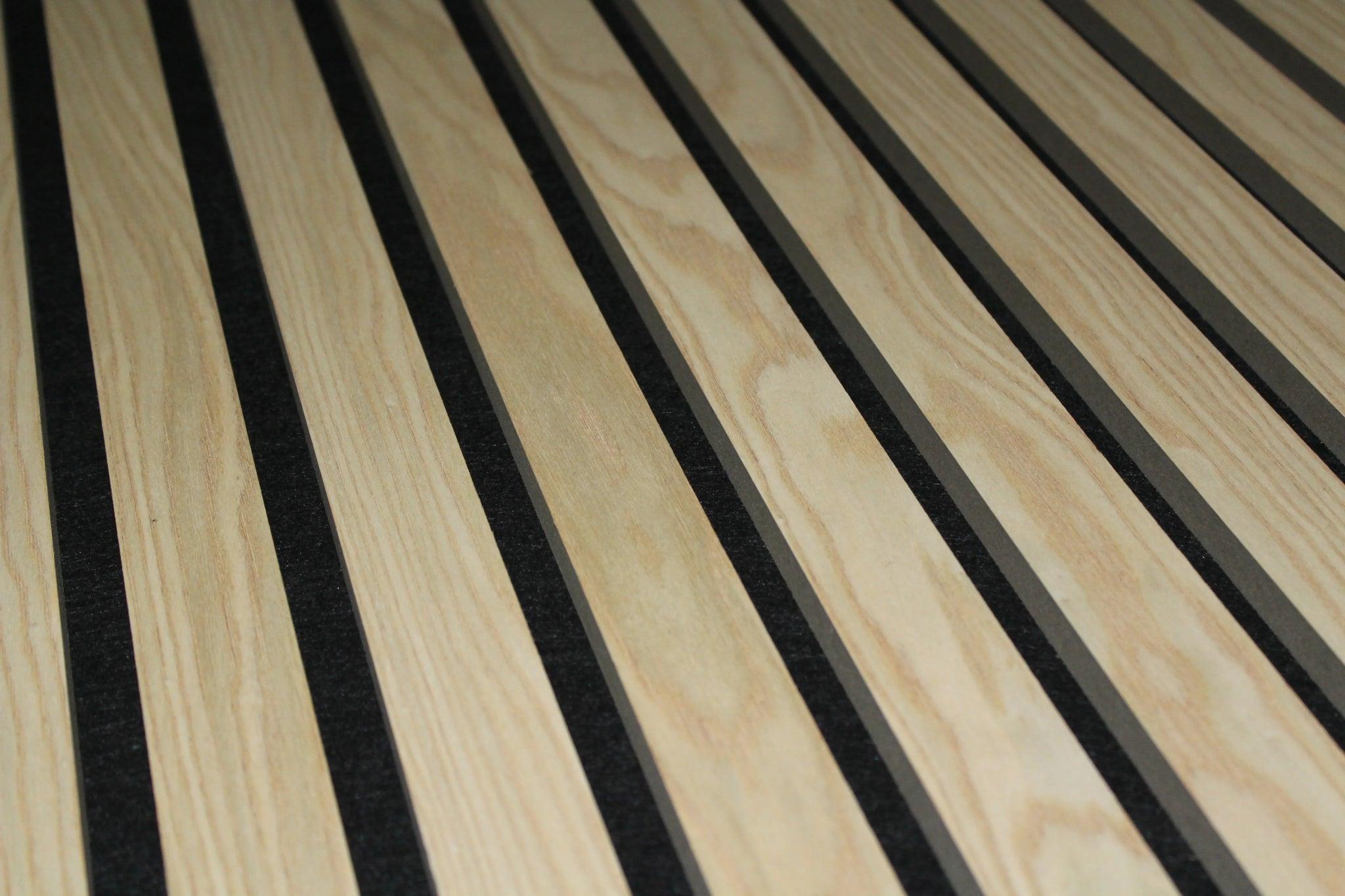 Akoestisch wandpaneel | Gerookt Eiken | 270x60 cm - - Elite Decoration
