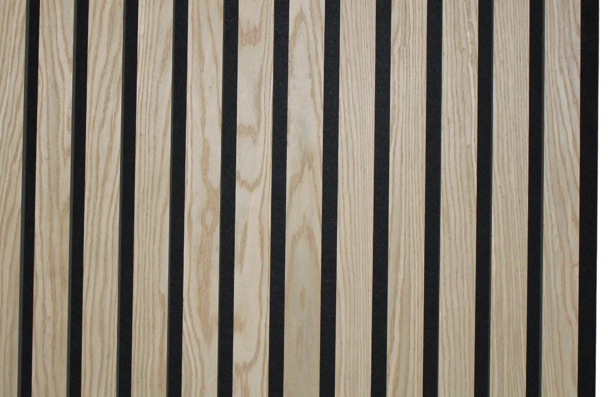 Akoestisch wandpaneel | Gerookt Eiken | 270x60 cm - - Elite Decoration