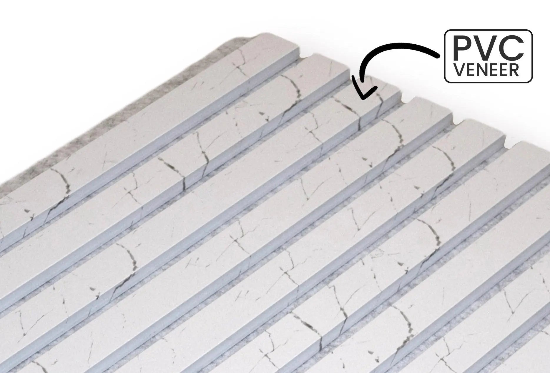 Wit Marmer PVC akoestische panelen luxe en betaalbaar – Wall panel