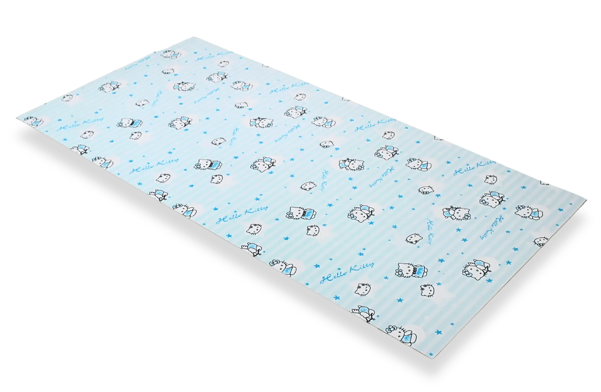 Wandpaneel marmerlook Hoogglans babyblauw 280x120cm – Hoogglans