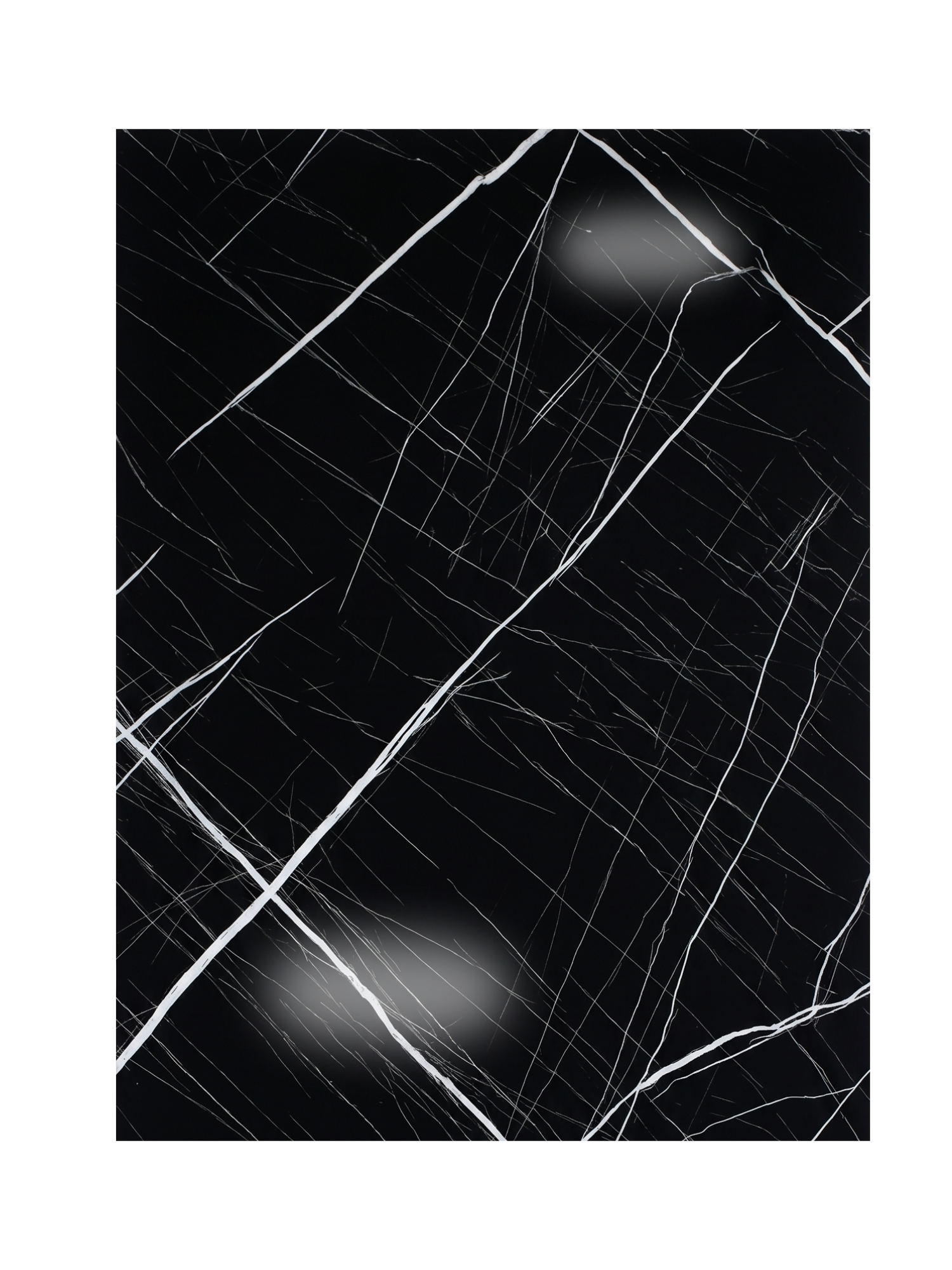 لوحة بمظهر رخامي | عاصفة ليلية | 280x120 سم