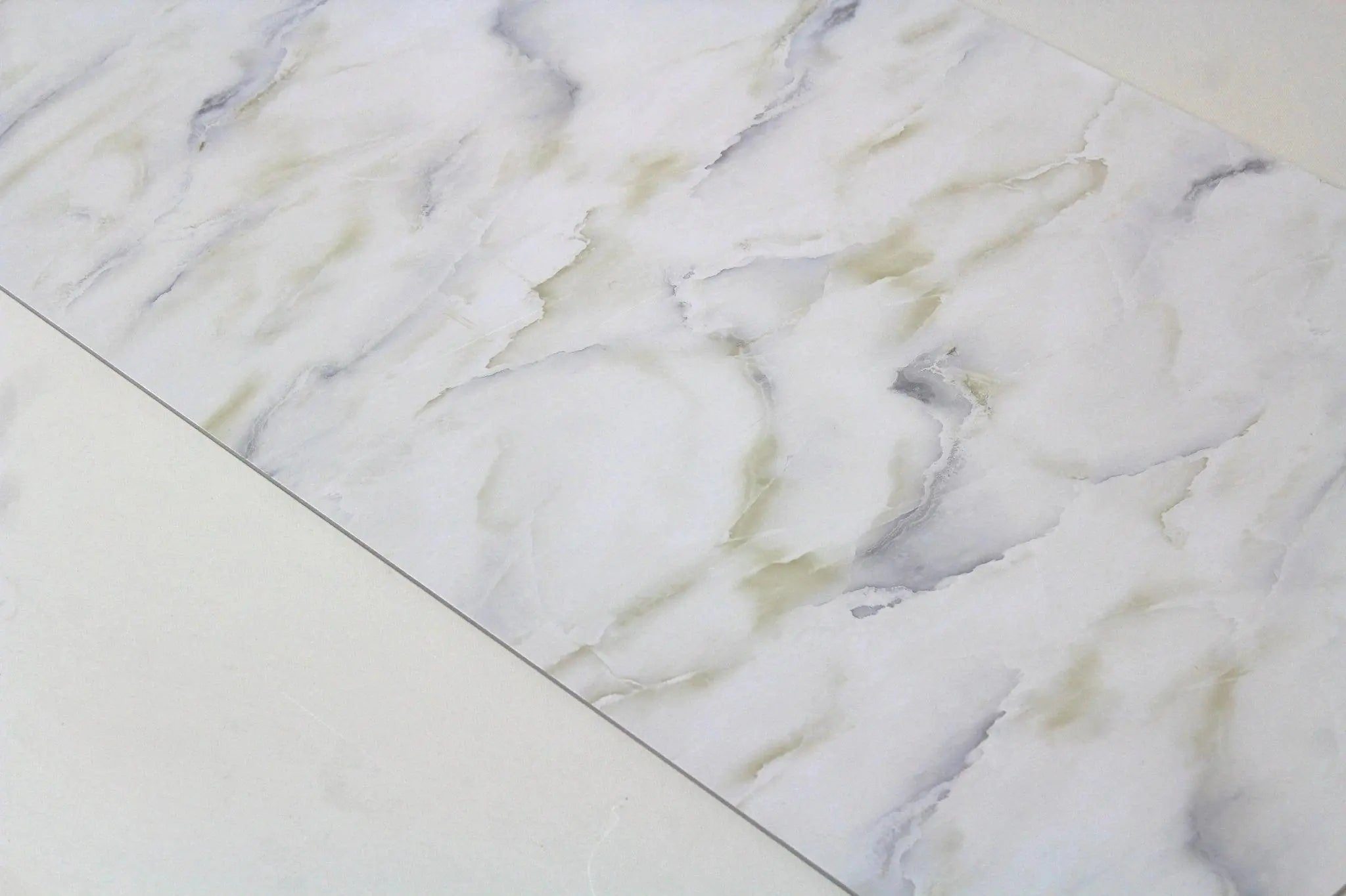 PVC Marmer Plaat Marineblauw 280x120cm – Hoogglans