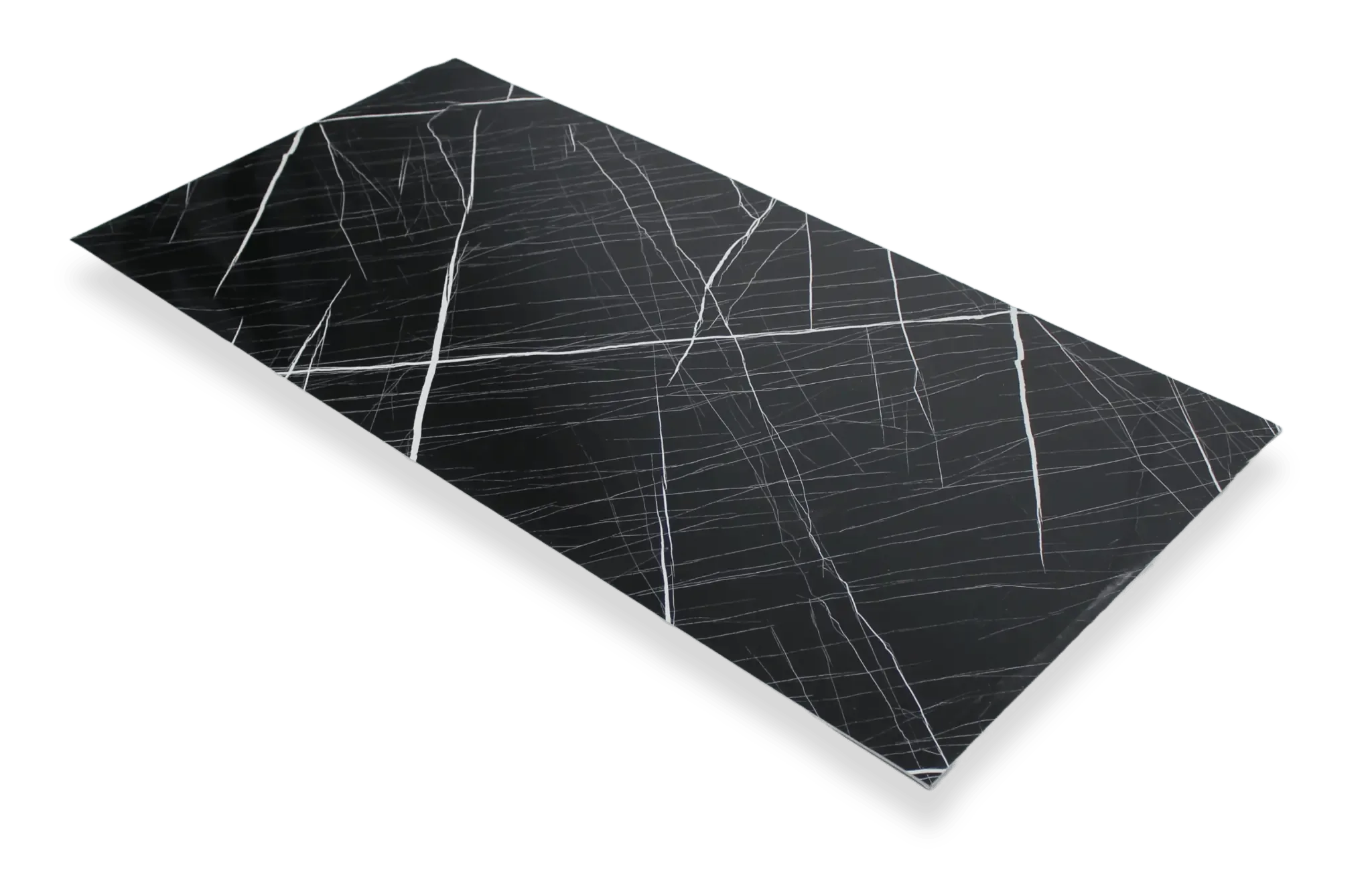 Waterbestendig Wandpaneel Nachtstorm Marmerlook 280x120cm – Hoogglans