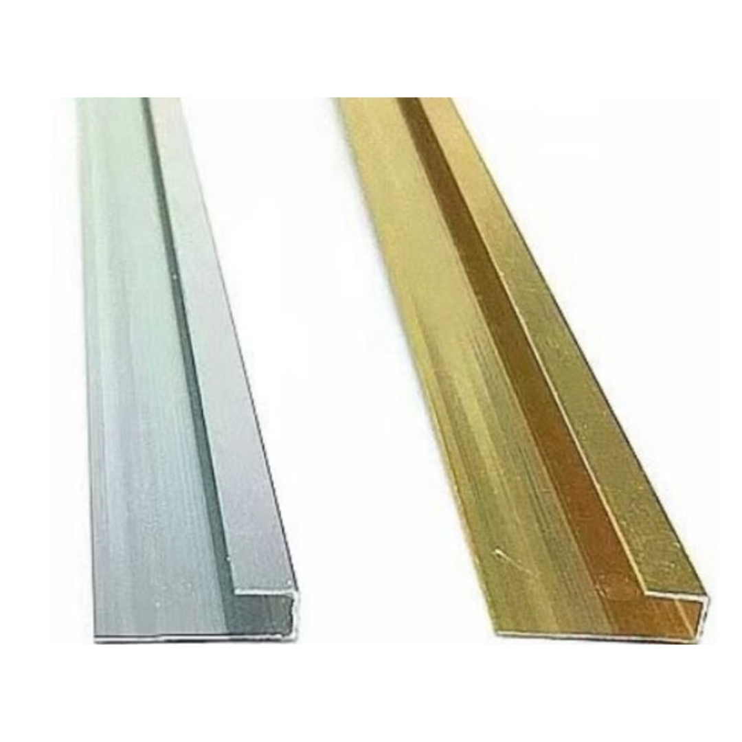 SPC PANEPEN / PVC PANELEN Eind Aluminium afdeklat PVC/SPC