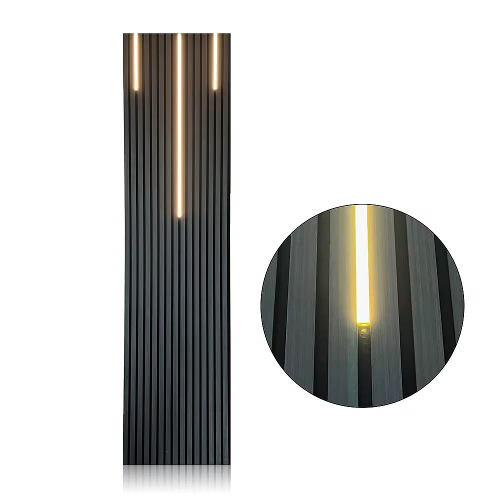 LED Strip | Akupanel | 50-270cm breed 12 mm Zwart aluminium behuizing