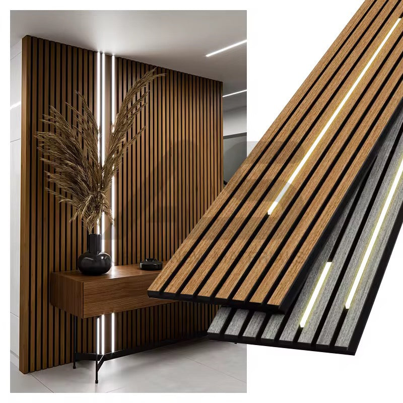 LED Strip | Akupanel | 50-270cm breed 12 mm Zwart aluminium behuizing