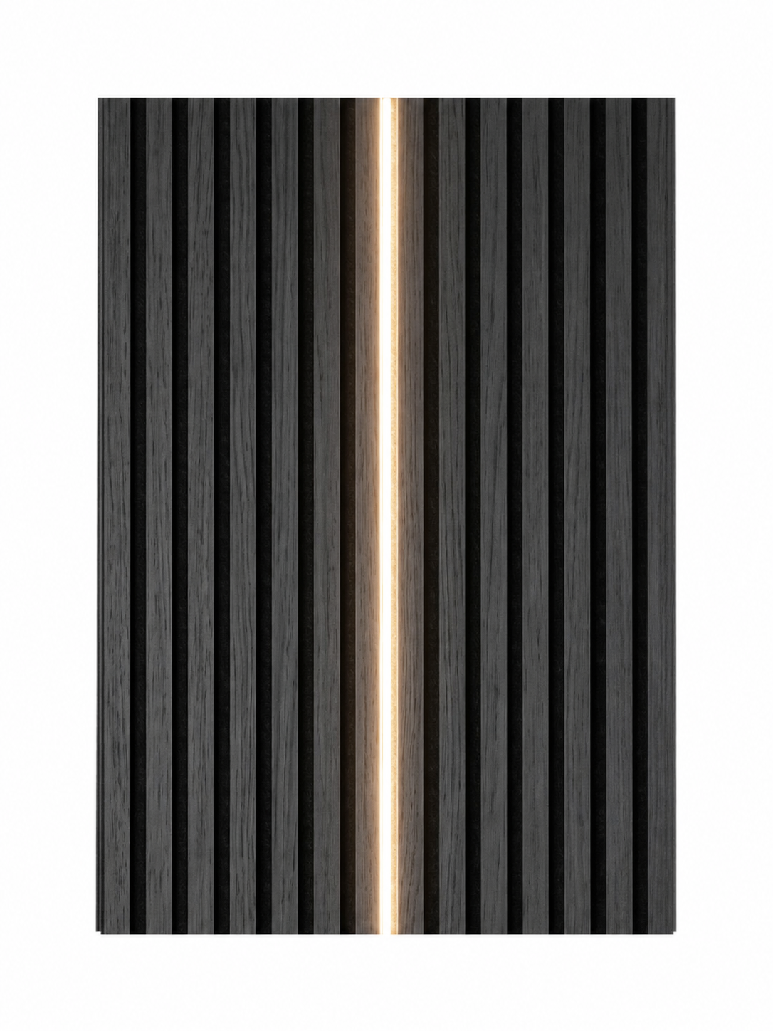 LED Strip | Akupanel | 50-270cm breed 12 mm Zwart aluminium behuizing