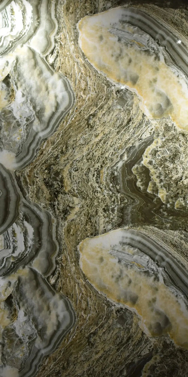 SPC PANELEN Marmer Plaat Onyx Green hoogglans 280x120cm | Akupanel