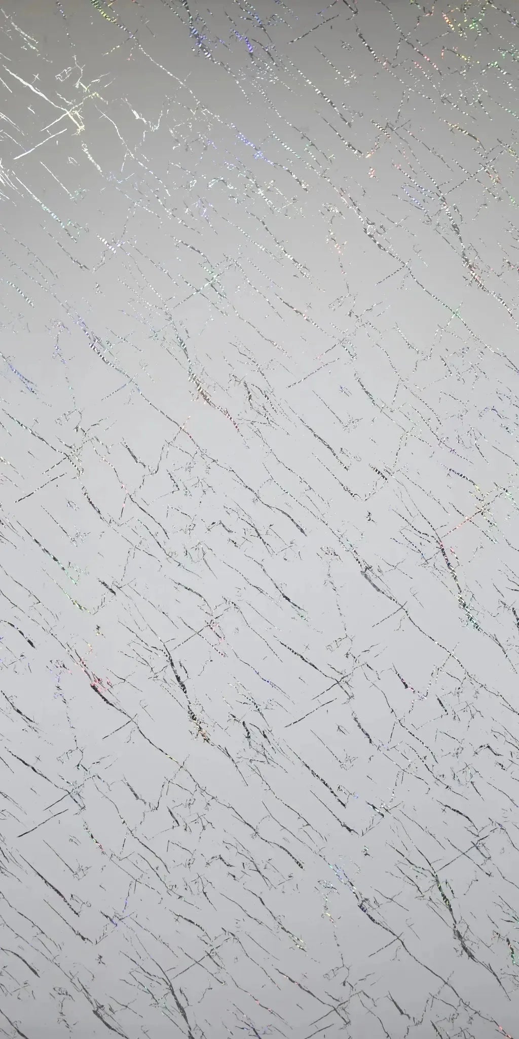 Marmerlook Wandpaneel Hoogglans Prismatic white 280x120cm – Hoogglans