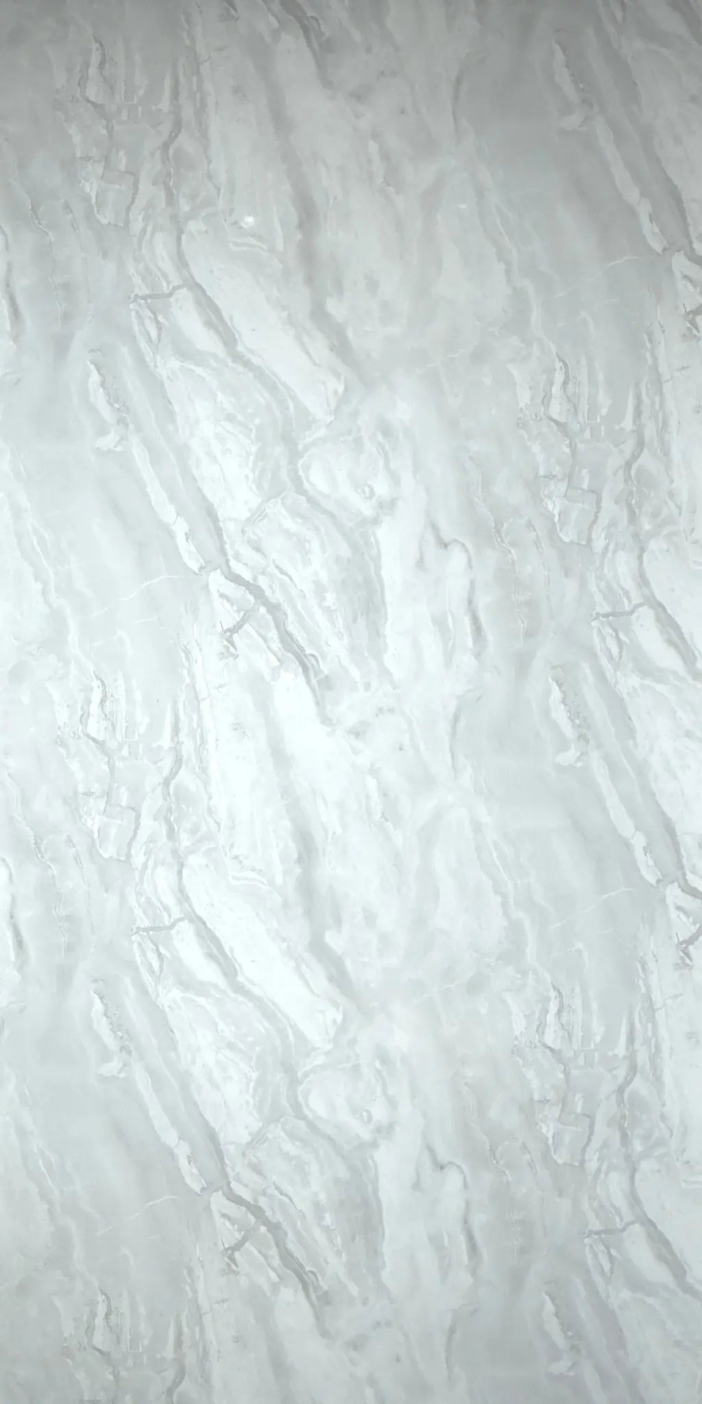 Waterbestendig Wandpaneel Marmer Gletsjergrijs 280x120cm – Hoogglans