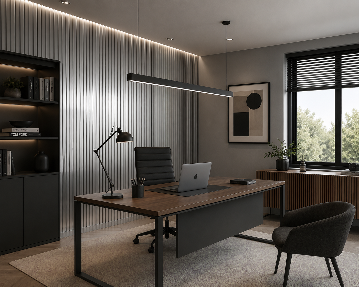 لوحة حائط – بلاستيك – فضى – 16×260 سم – مقاومة للماء