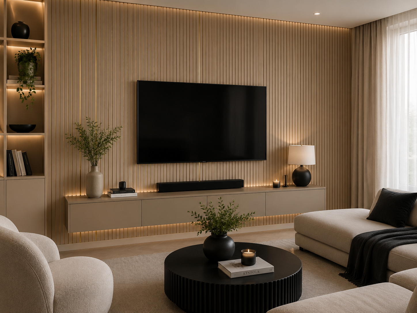 لوحة حائط – بلاستيك – بلاك لافا – 12×260 سم – مقاومة للماء 
