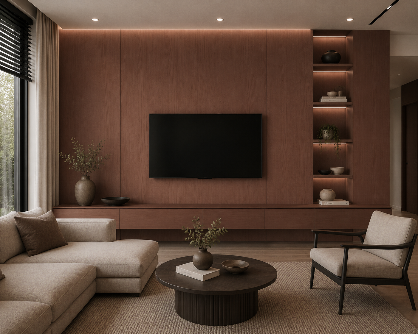 Bamboe Wandpanelen- Pure Walnut 2800-1220-5 mm 11 KG