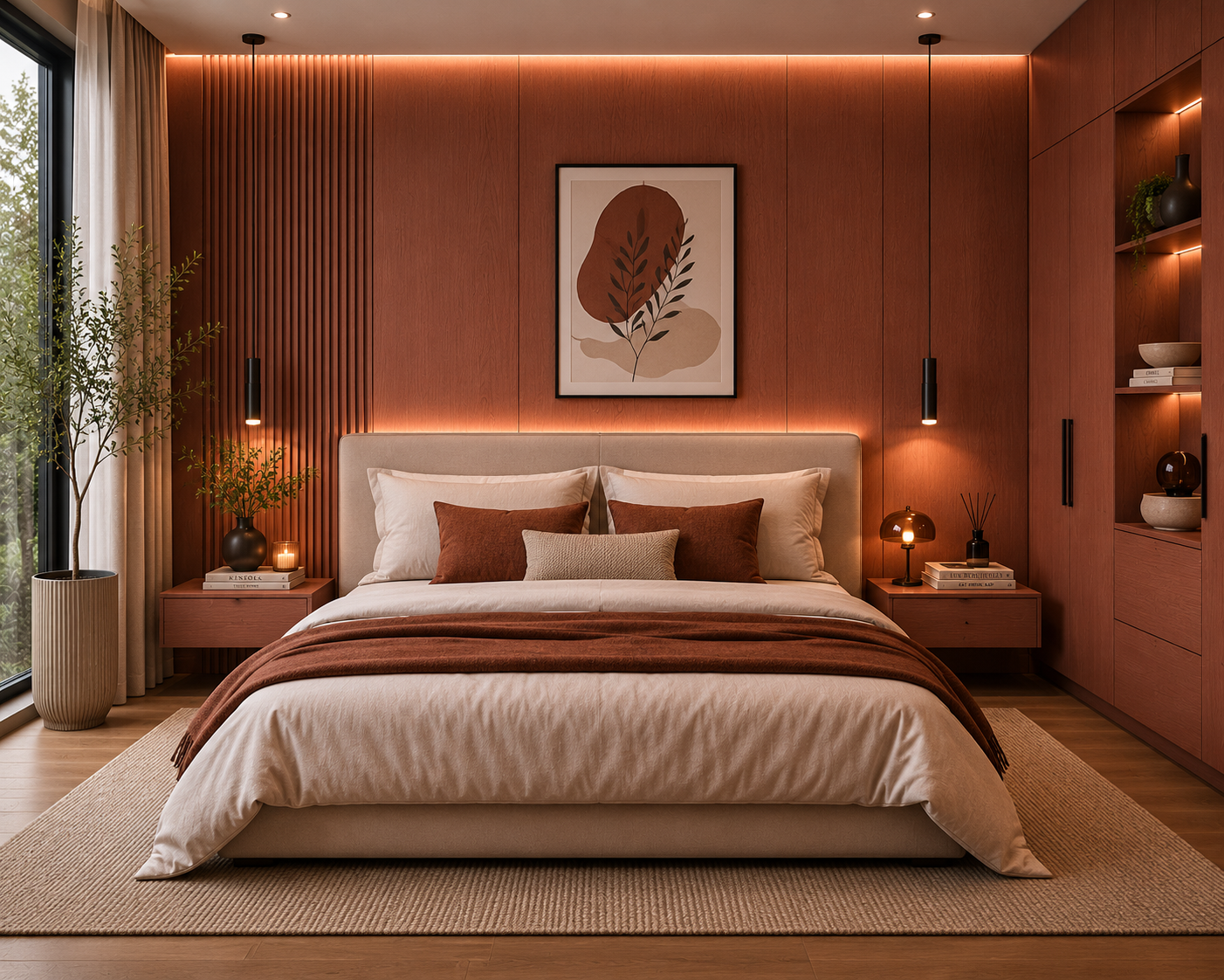 Bamboe Wandpanelen- Pure Walnut 2800-1220-5 mm 11 KG