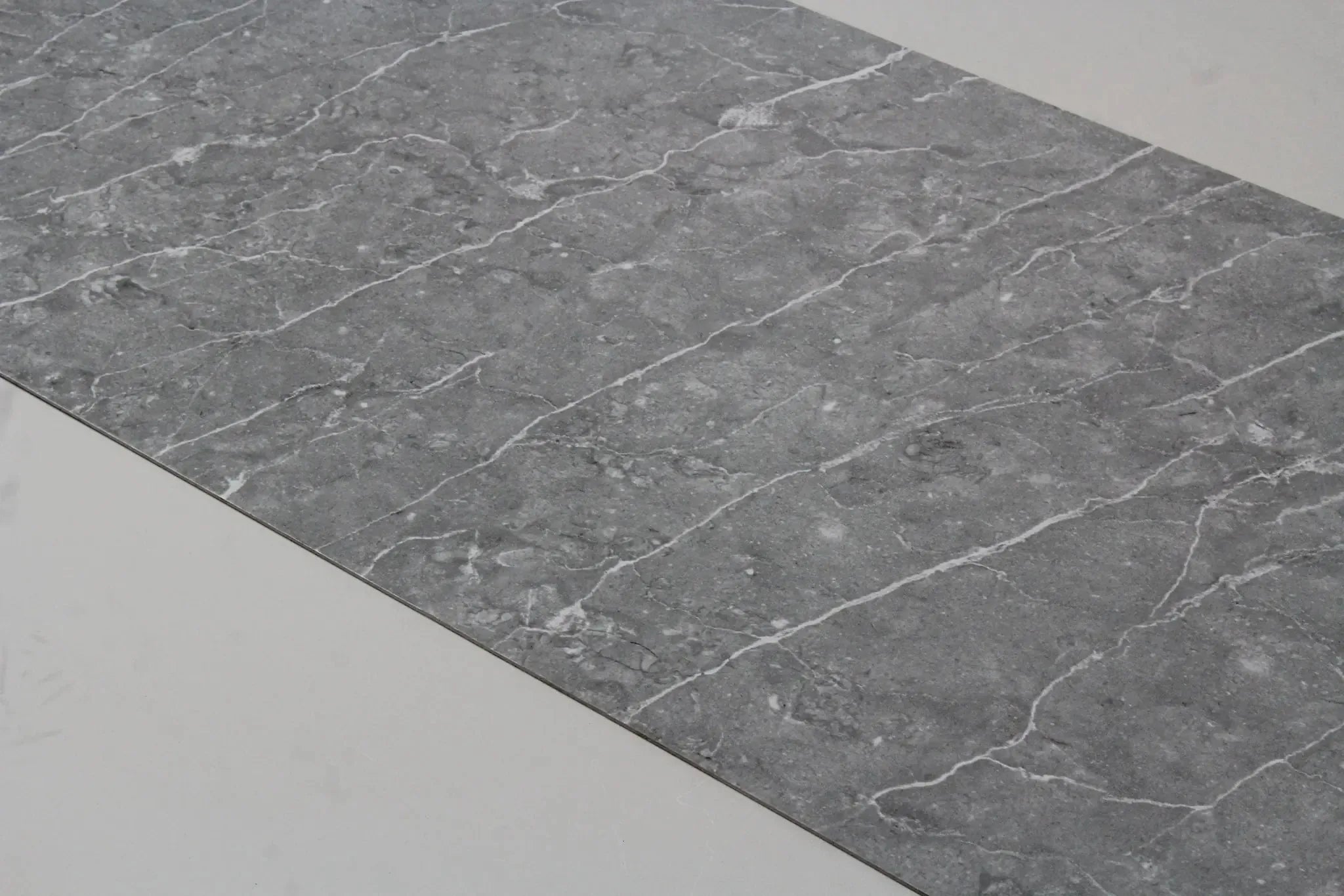 PVC Wandpaneel marmerlook Stormgrijs 280x120cm – Hoogglans