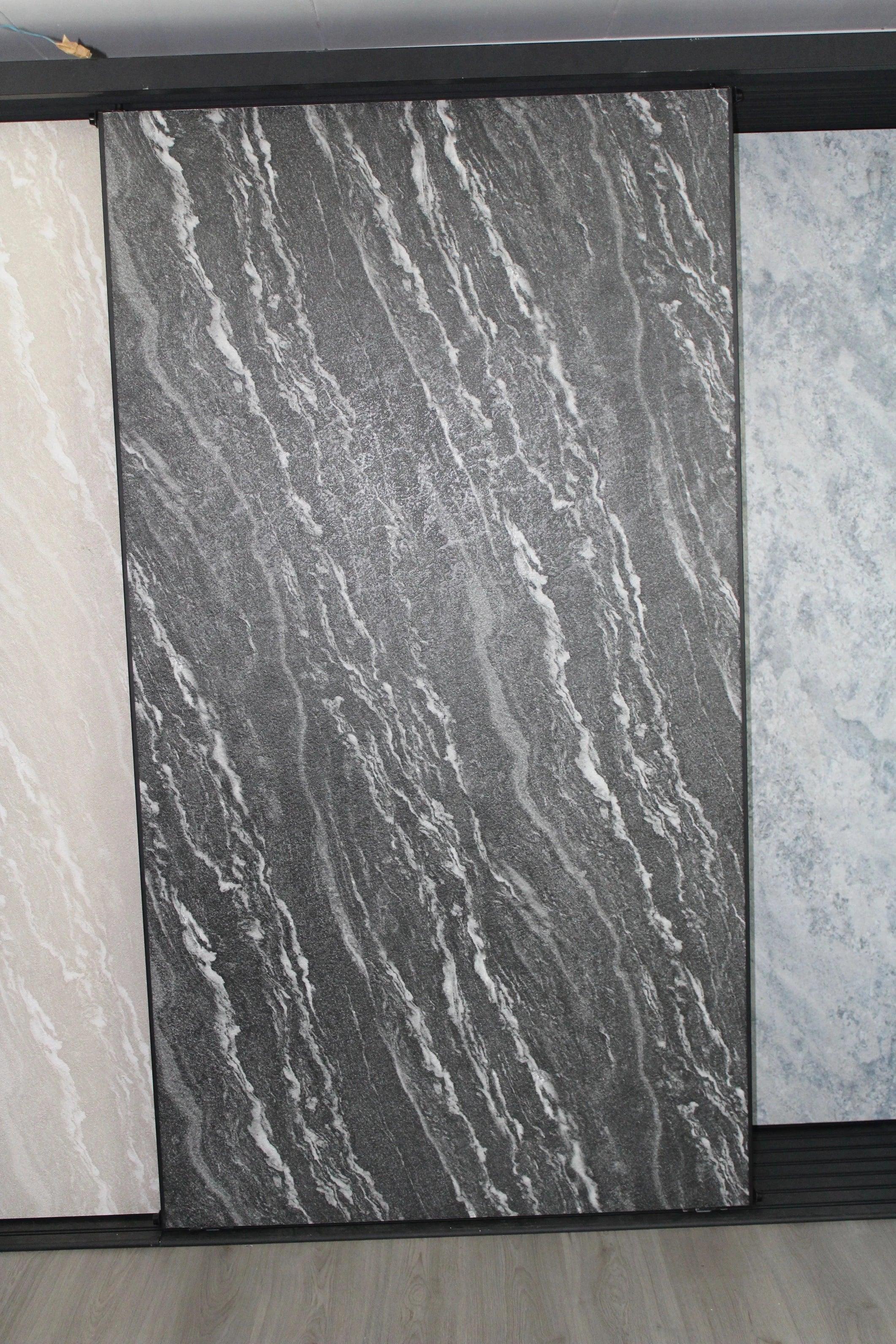 SPC Marmerlook wandpaneel | Donkere Nacht Graniet | 3D - 280x120 cm