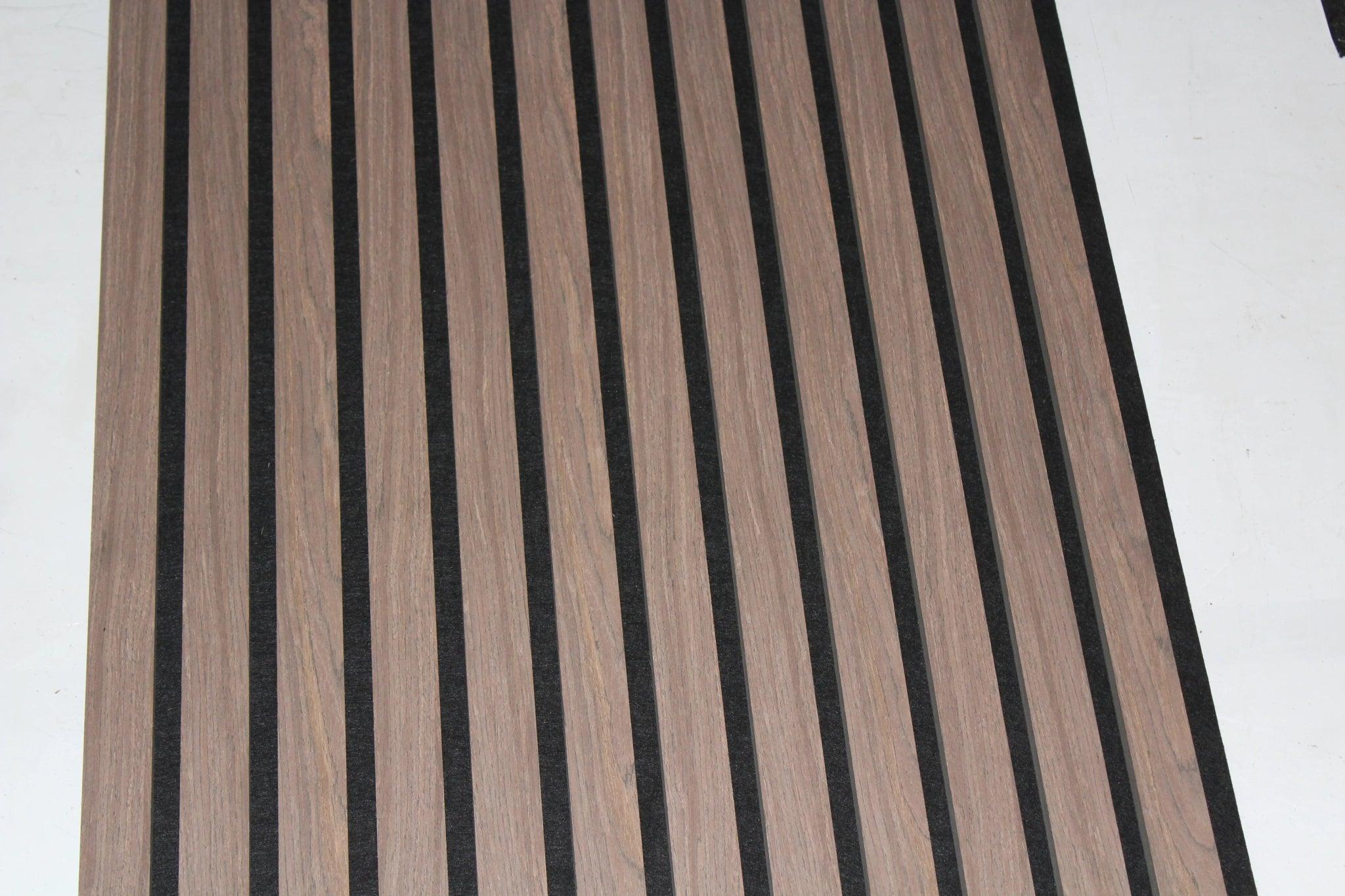 Akoestisch wandpaneel | Klassiek Walnoot | 270x60 cm -   - Elite Decoration