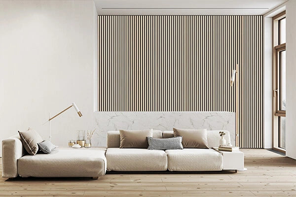 akoestische wandpanelen aanbieding​ Grijs Eiken